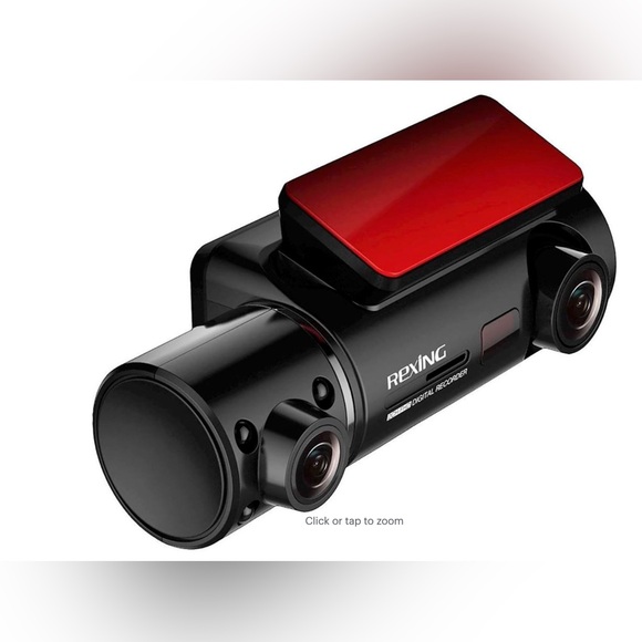 Rexing | V3 Plus Front and Cabin Dash Cam with Built-in GPS Wi-Fi - Picture 11 of 13